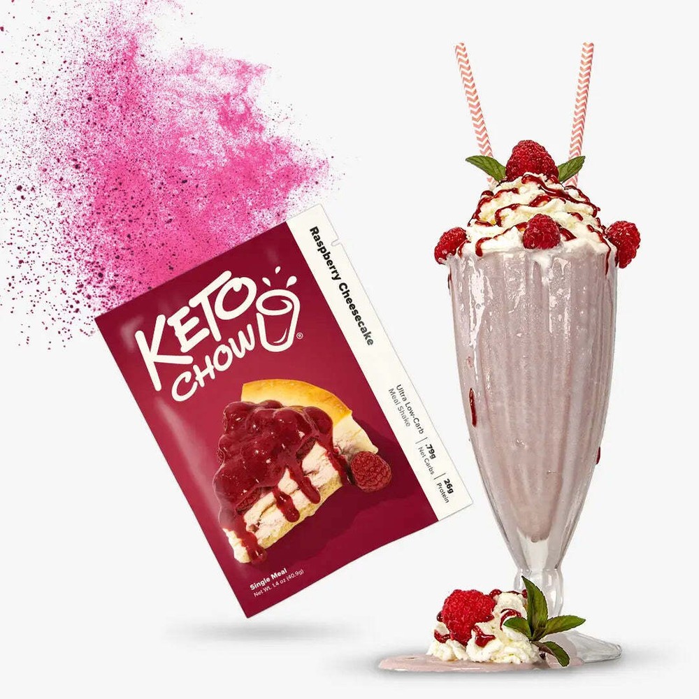 Raspberry Cheesecake Keto Chow