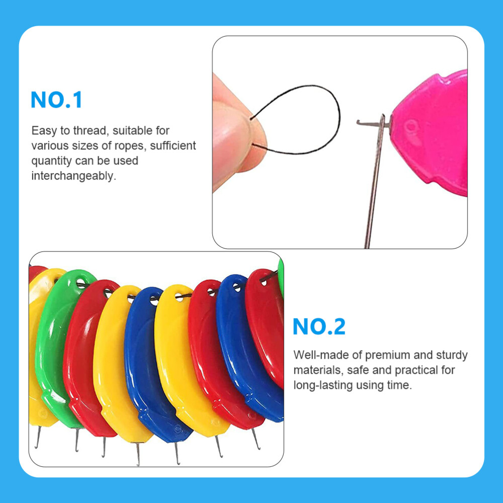 50PCS Thumb Needle Threaders Sewing Machine Threader Needle Threading Tools