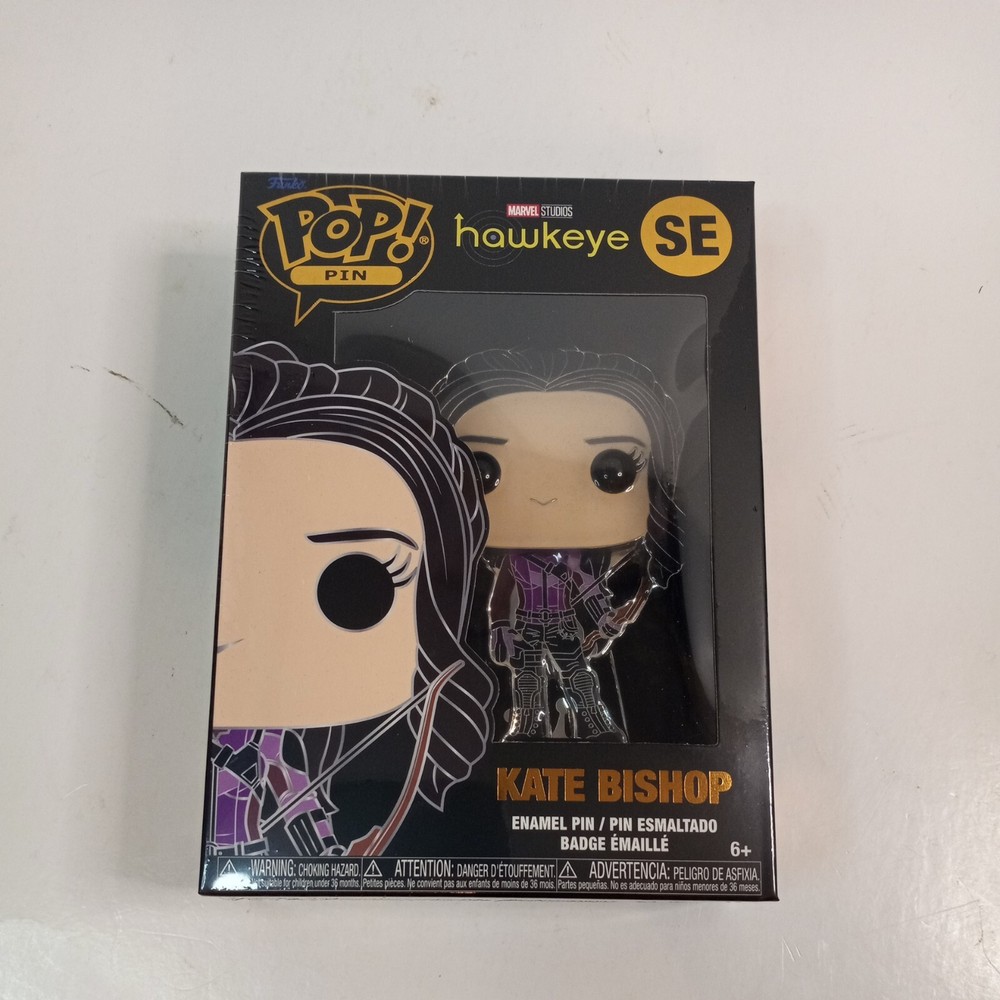 New Hawkeye Kate Bishop Funko Pop Enamel Pin w/ Stand NIB SEALED