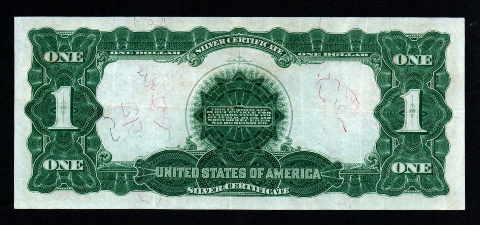 1899 $1 LARGE Size BETTER DATE BELOW/SIGNATURE COMBO EAGLE Silver Certificate!
