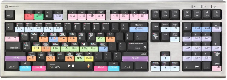 LogicKeyboard ASTRA2 Backlit Keyboard for Image Line FL Studio - Mac