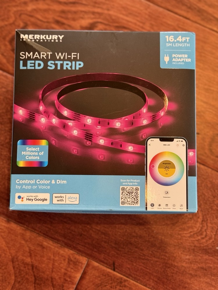 Smart Wi-fi LED Strip Mercury 16.4ft