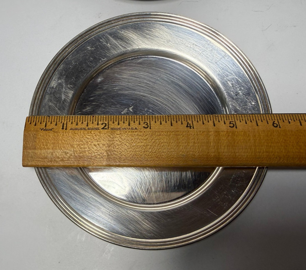 4 x FB Rogers Silver Co 6” Dessert Appetizer Plates 1025