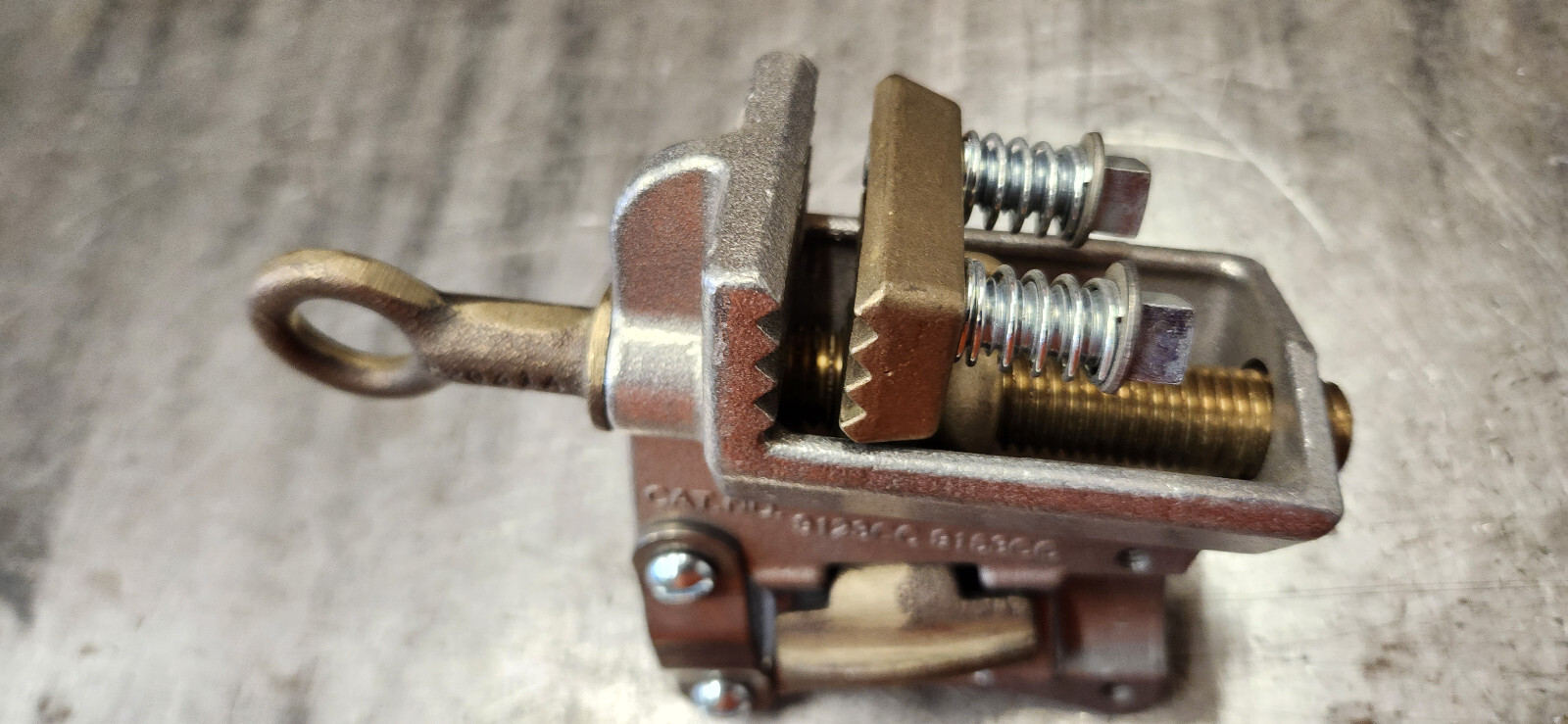 Hastings 9153CC 9153 Serrated 1-1/2" Tower & Flat Face Ground Clamp Eye Handle