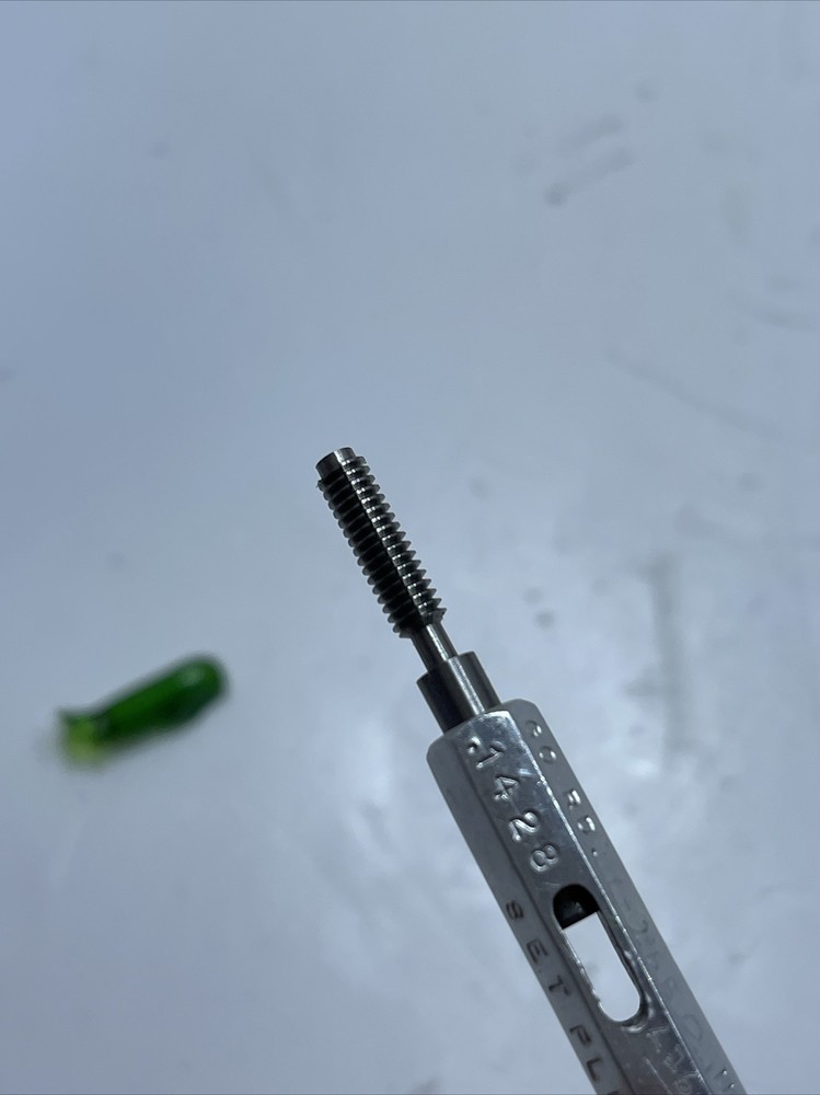 Hemco .1428 .1399 GO NO GO Set Plug Threaded Gage 8-32 NC-2A