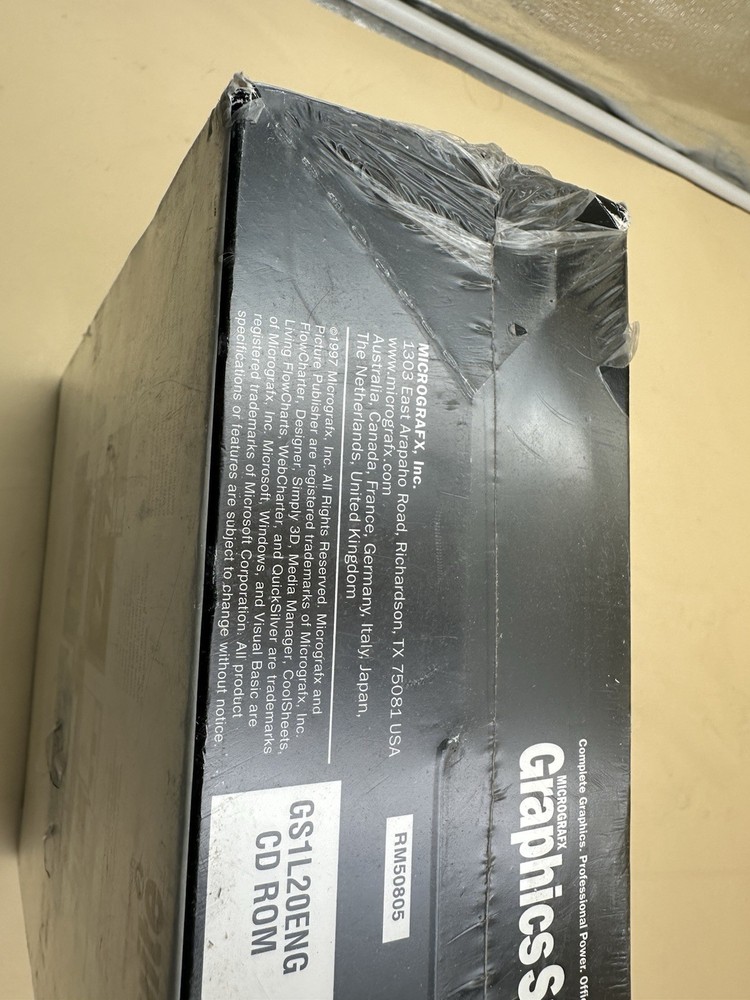 Micrografx Complete Graphics Suite 2 CD-ROM 1997 Windows 95 NEW Sealed