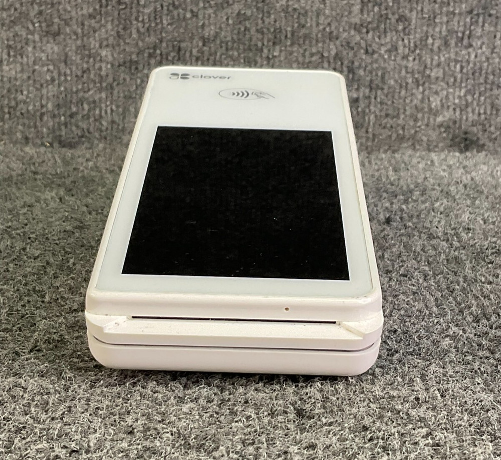 Clover Flex C403 Wi-Fi Touchscreen POS Device W/ Charging Cradle- White
