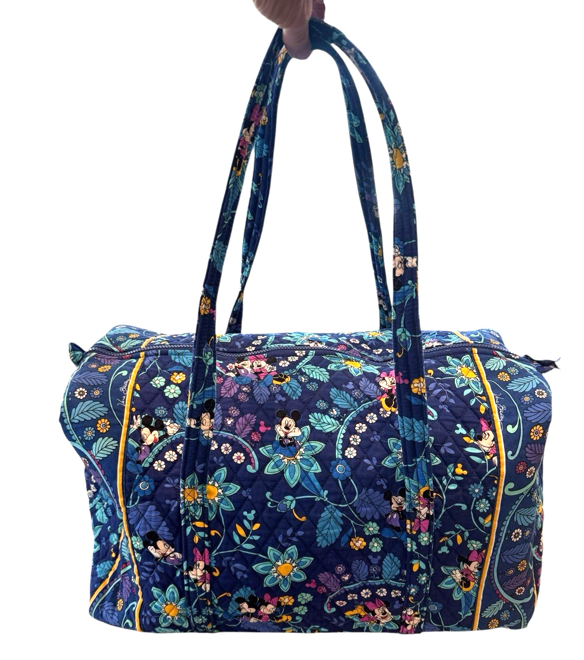 Vera Bradley Disney Parks Dreaming Of Mickey Large Duffel Travel Bag 22" NWOT