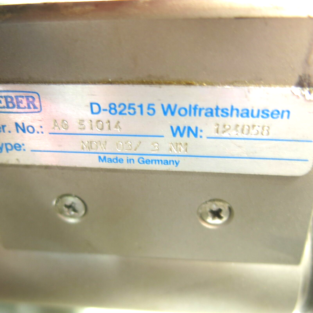Weber PLC Pneumatic Automatic Screw driver Drill ELECTRIC DRIVE Assembly