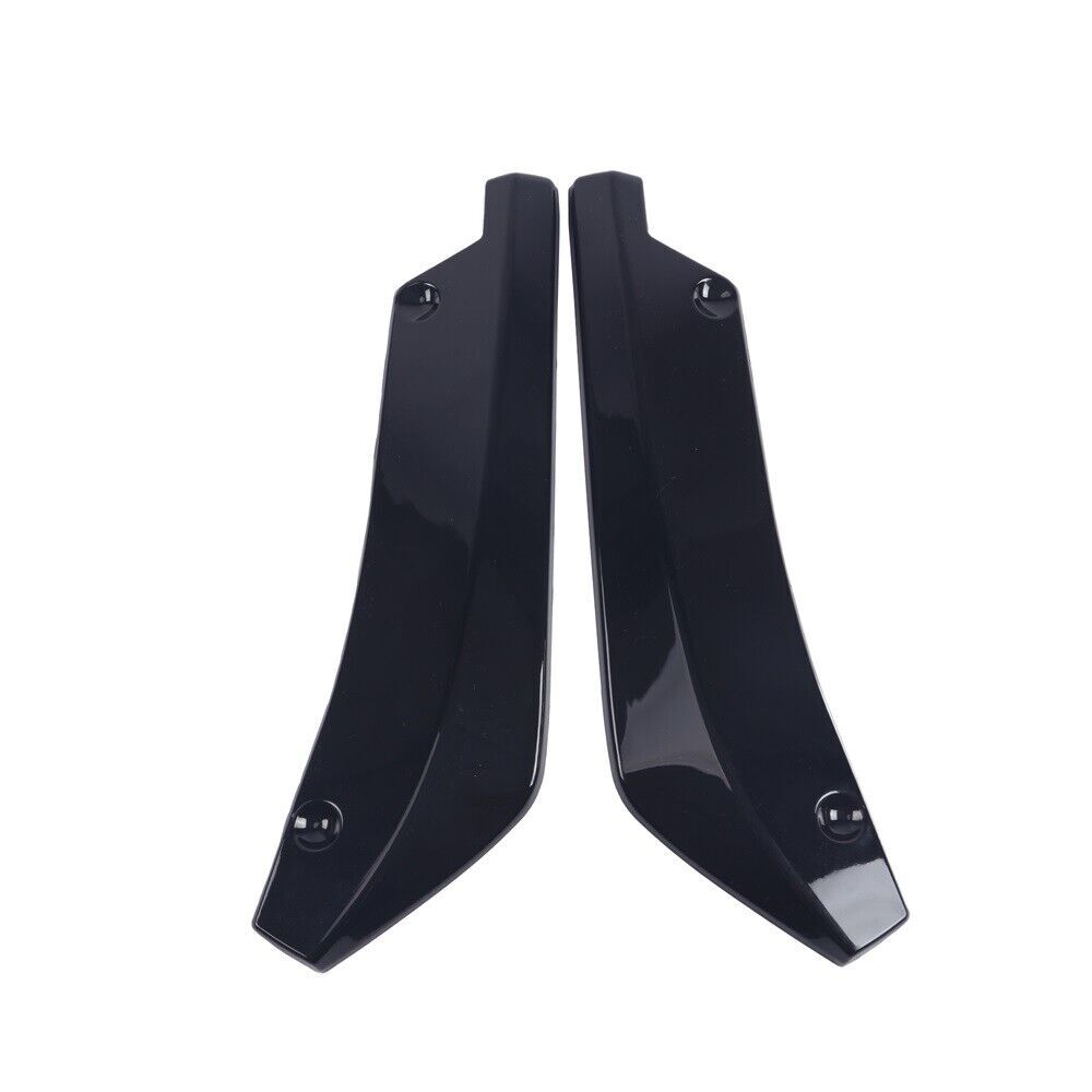 Glossy Black For BMW G30 G20 F30 E90 Rear Bumper Diffuser Splitter Canards Lips