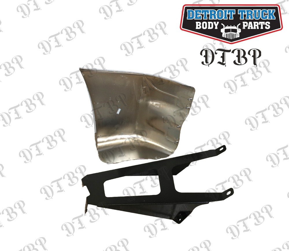 For Freightliner Columbia Side Bumper W/ Bracket Chrome Left Driver Side