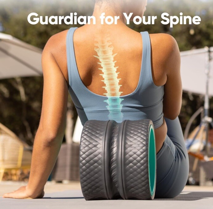 FitBeast Back Roller - 9" Blue