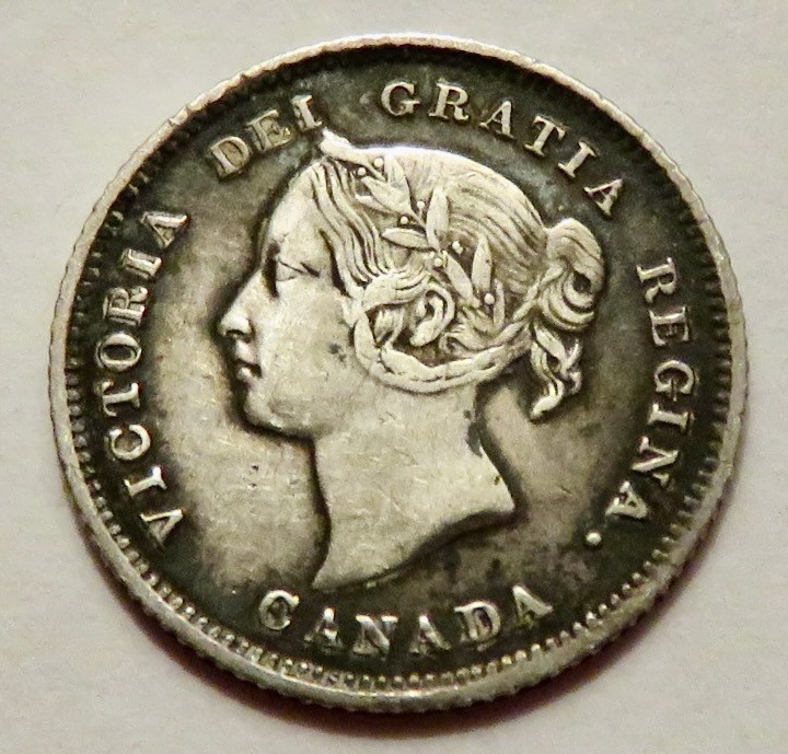 Canada 5 Cents *1880-H* *VF / XF*