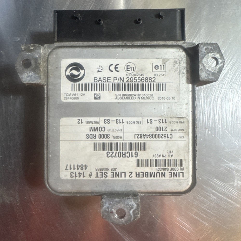 ALLISON TRANSMISSION COMPUTER TCU 29556882 3000 RDS