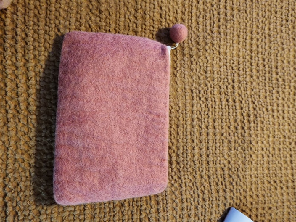 Hand Crafted Felt: Sloth Pouch