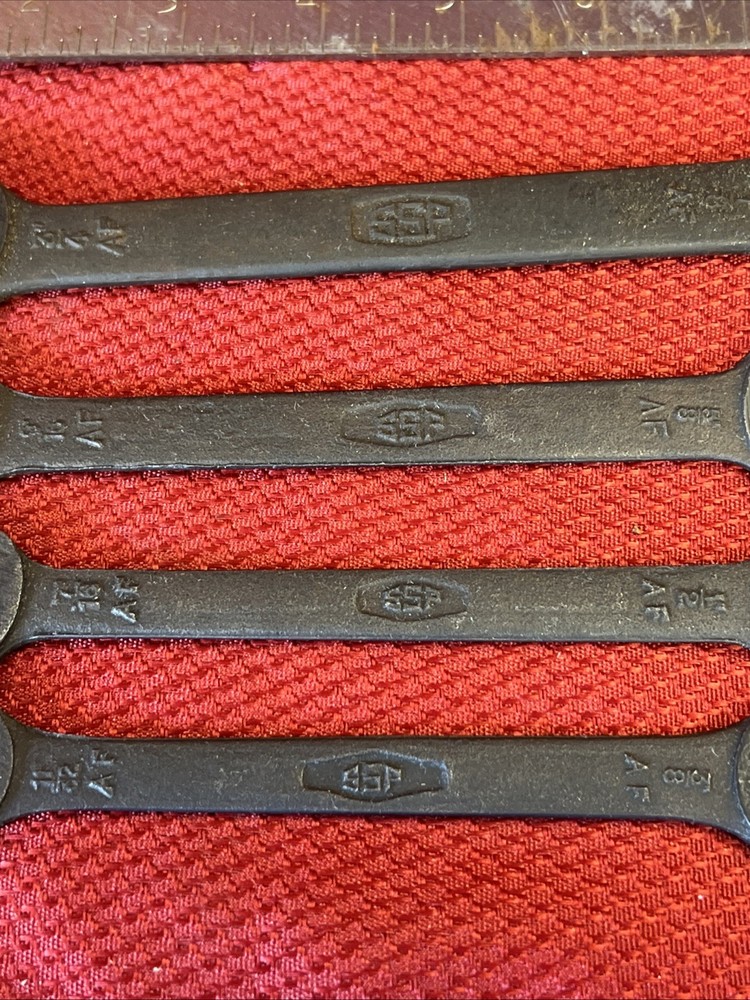 Original SSP Jaguar Mk2 E Type XKE Tool Kit Spanner Wrench Set AF Toolkit
