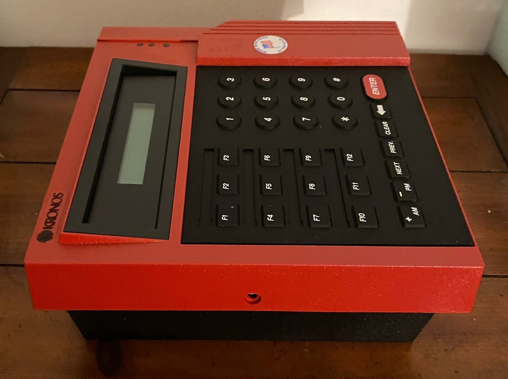 New Kronos Time Keeper Series 400 Model 460f Mint In Box Complete