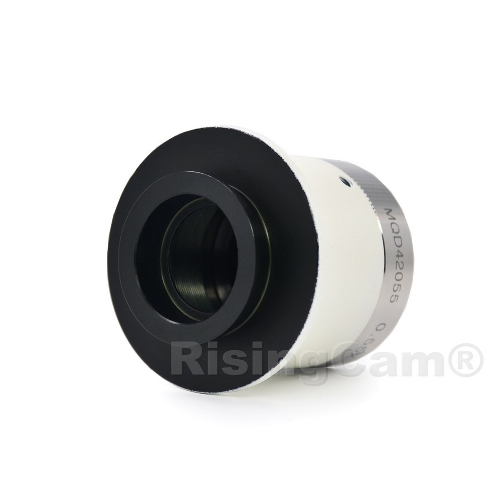 Focusable 0.55x microscope C mount adapter for Nikon trinocular microscope