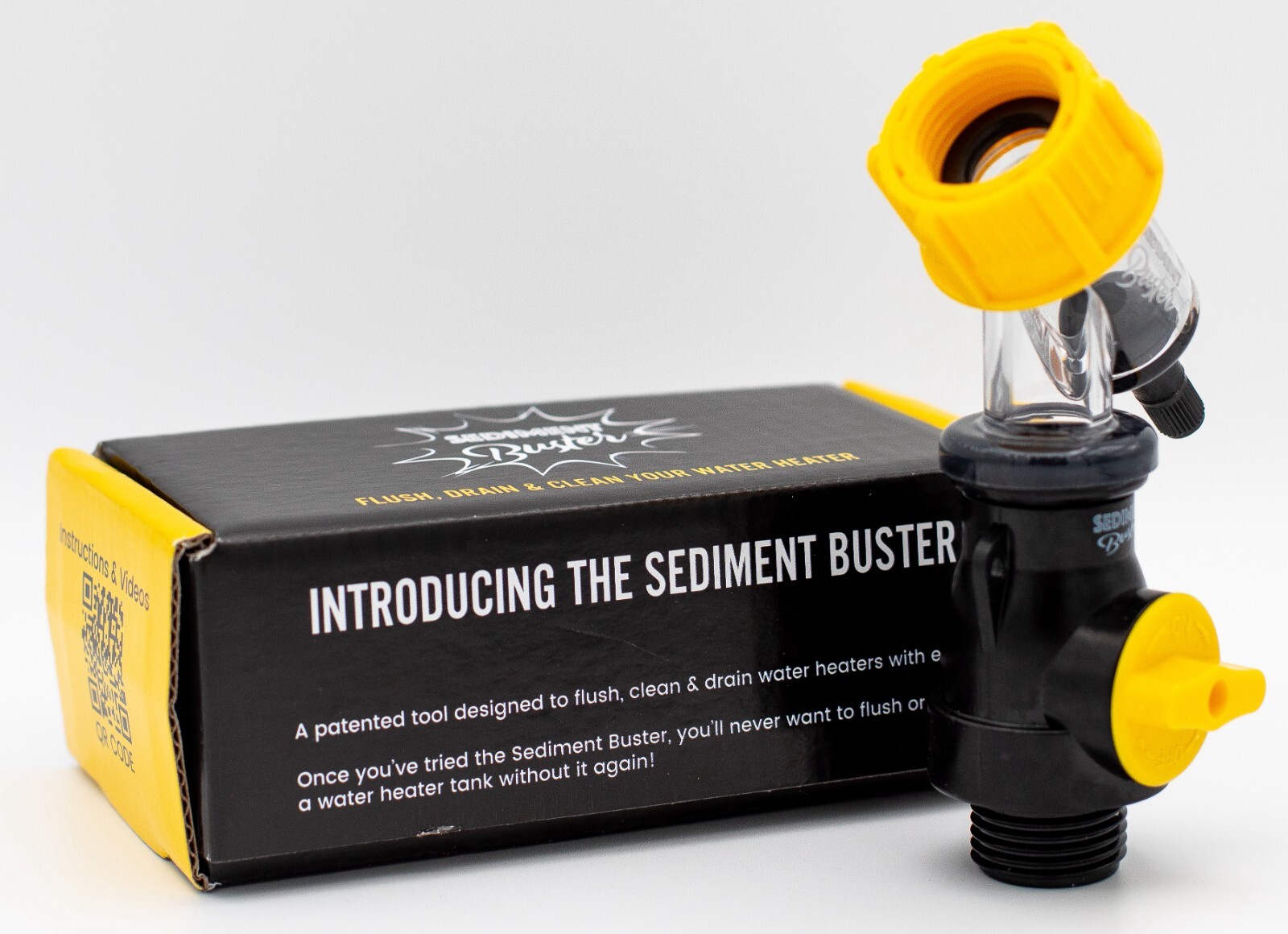 Sediment Buster - Water Heater Flushing Tool, Flush, Drain & Clean Water Heaters