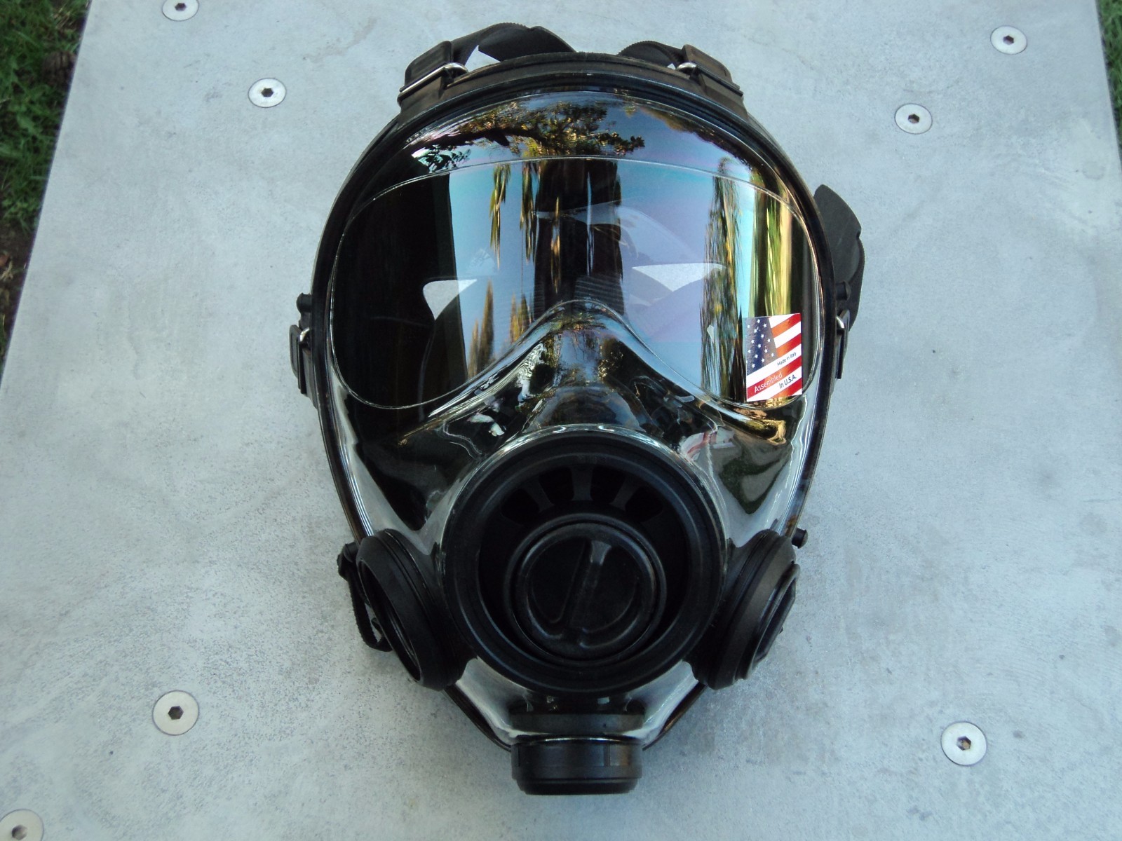 SGE 400/3BB Tactical 40mm NATO Gas Mask, for NBC & Impact Protection New M/L