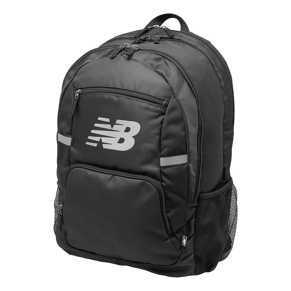 New Balance Team Accelerator Backpack Performance Gray Black NWT Back To School