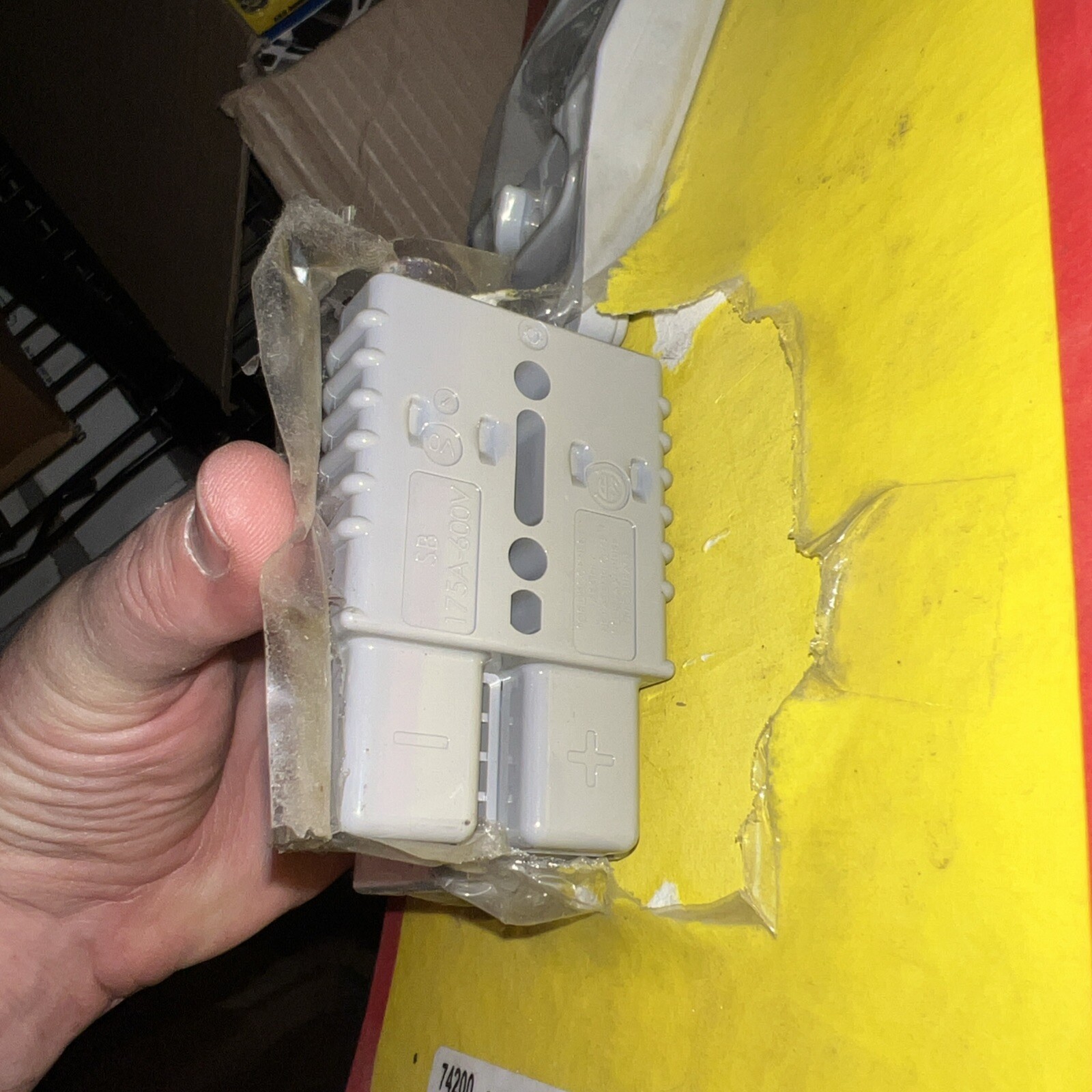 74200 Moroso Battery Quick-Connect Plug, Blue, Polycarbonate, Set