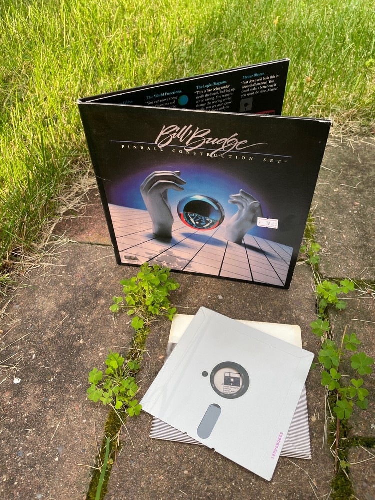 Bill Budge: Pinball Construction Set, 1984, 5.25" Floppy Disk, Excellent Cond.