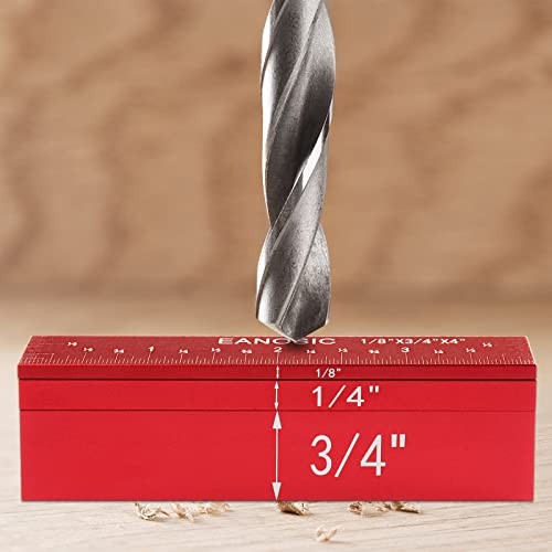 Setup Blocks Height Gauge Set, 8pcs Precision Aluminum Setup Bars for Router