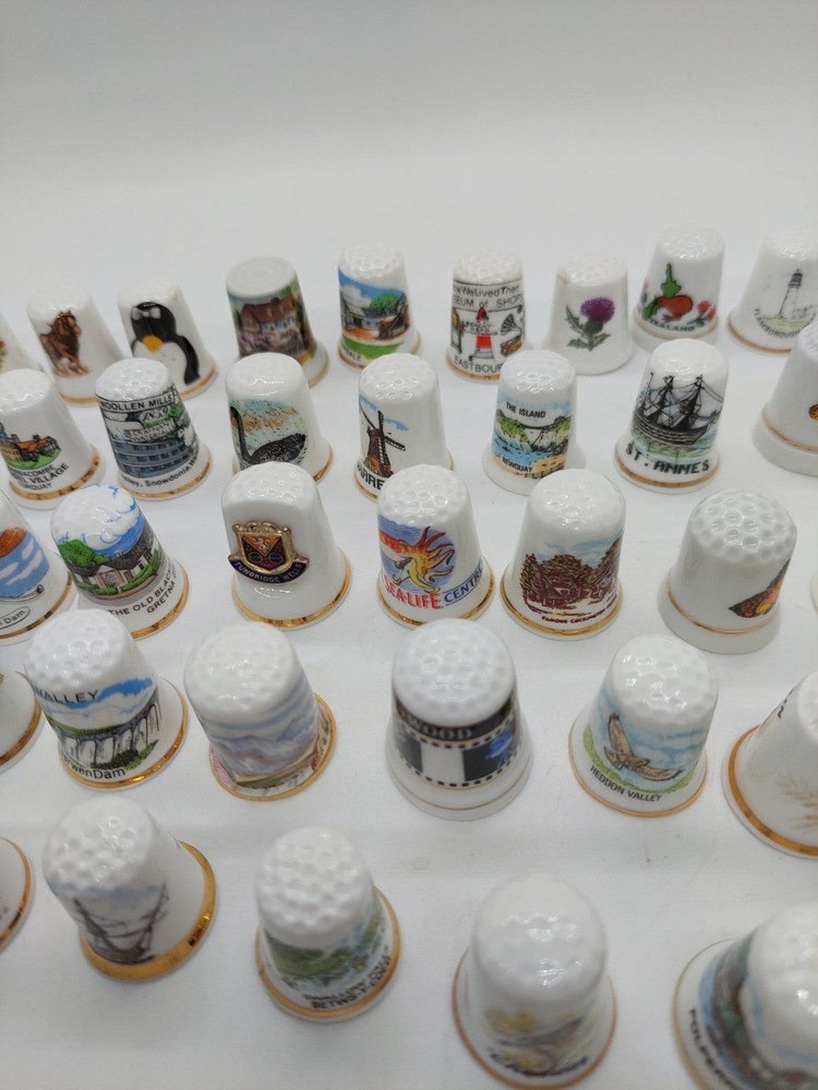 Large bundle of mixed thimbles mixed lot 3