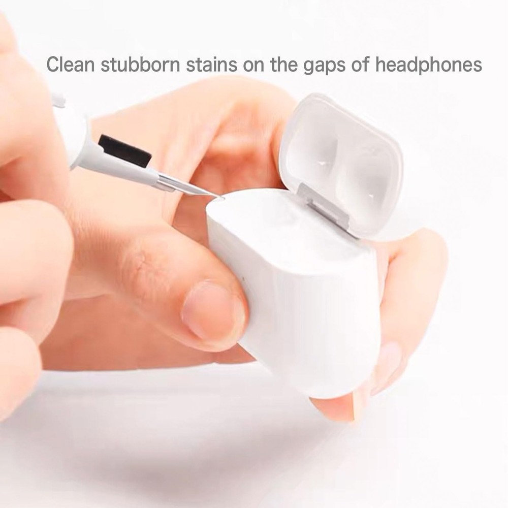 Cleaning Kits for Airpods Pro 1 2 3 Multi-Function Cleaner Pen white, gray