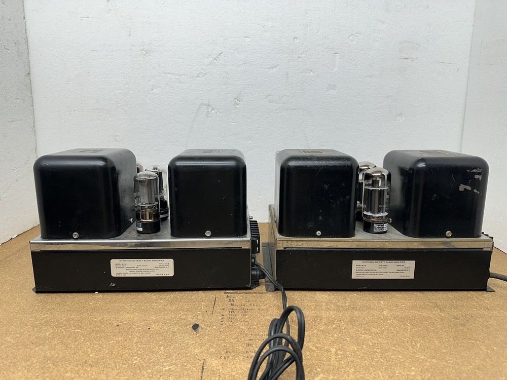 McIntosh Mc30 Tube Monooblock Amplifiers Pair