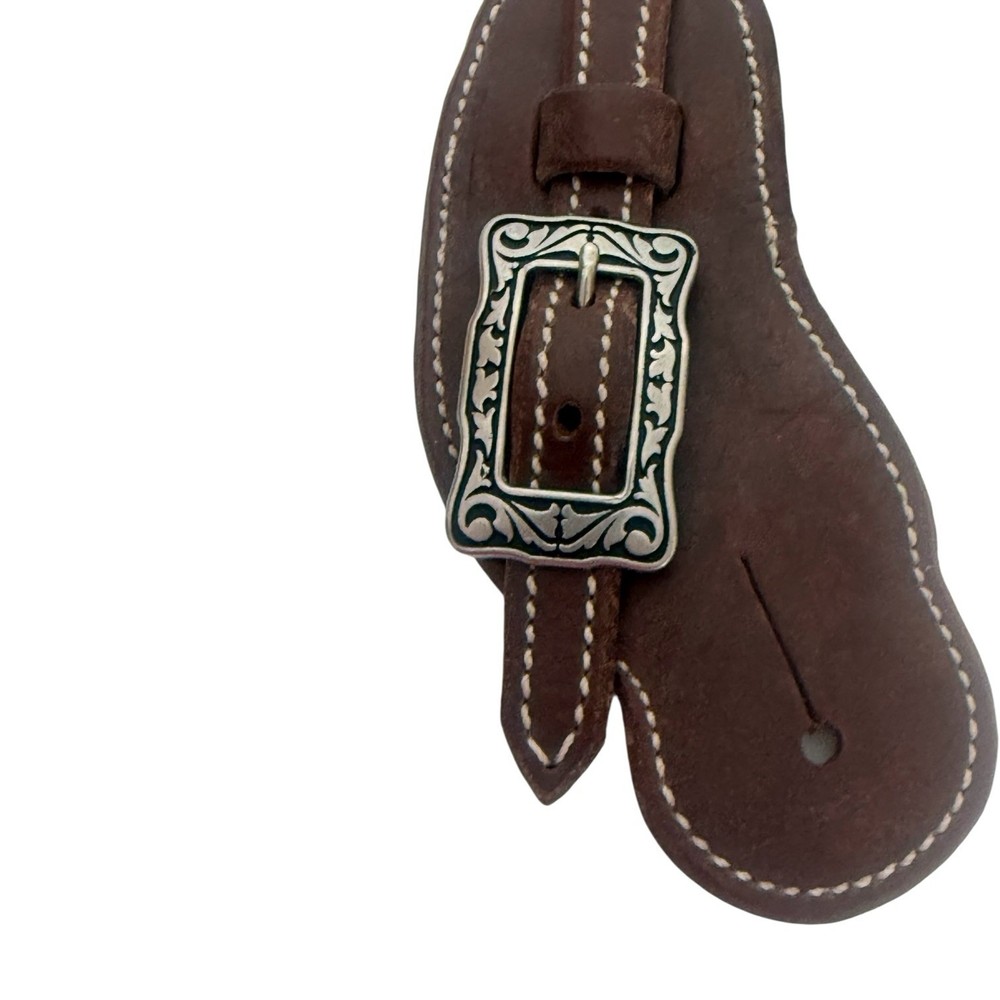 Billy Royal Oiled Hermann Oak Brown Adjustable Spur Straps