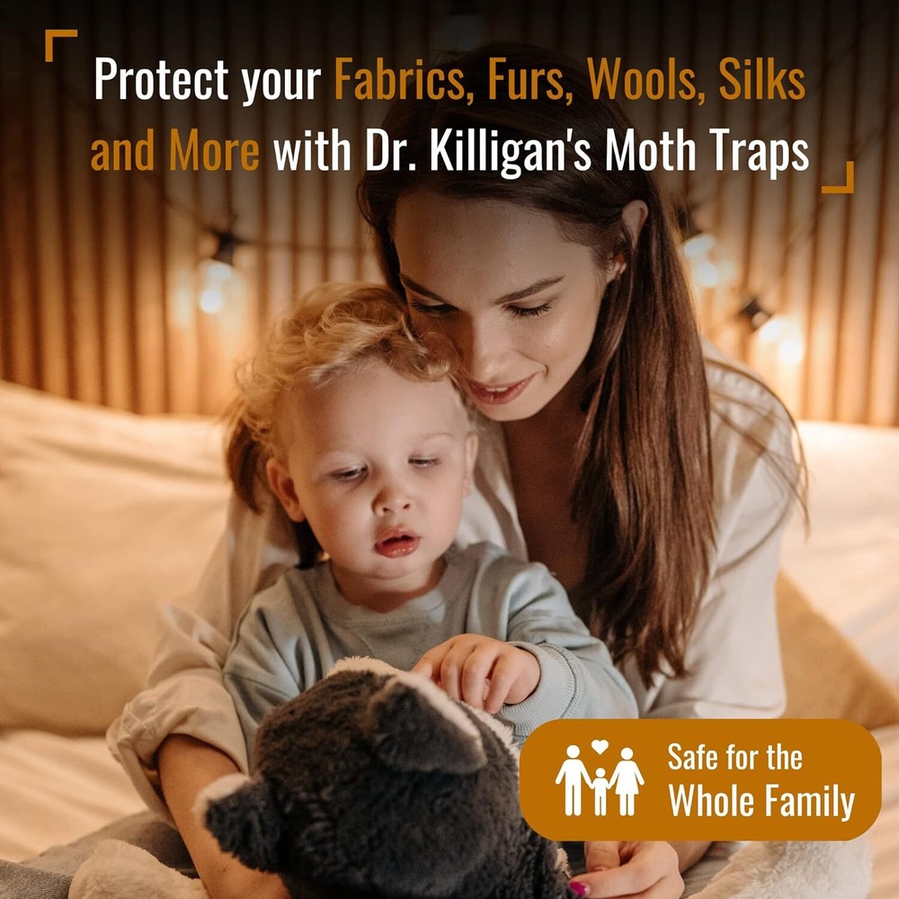 Dr Killigan's Moth Traps For Clothes Premium 6 Pack Effective Moth Control