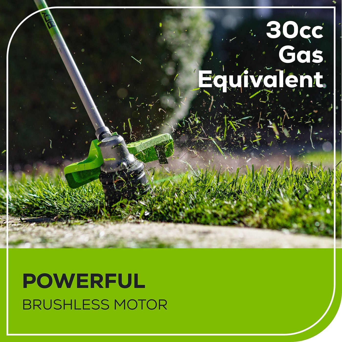 Greenworks 80V 17-inch String Trimmer (Brushless) with 2Ah Battery and Charger