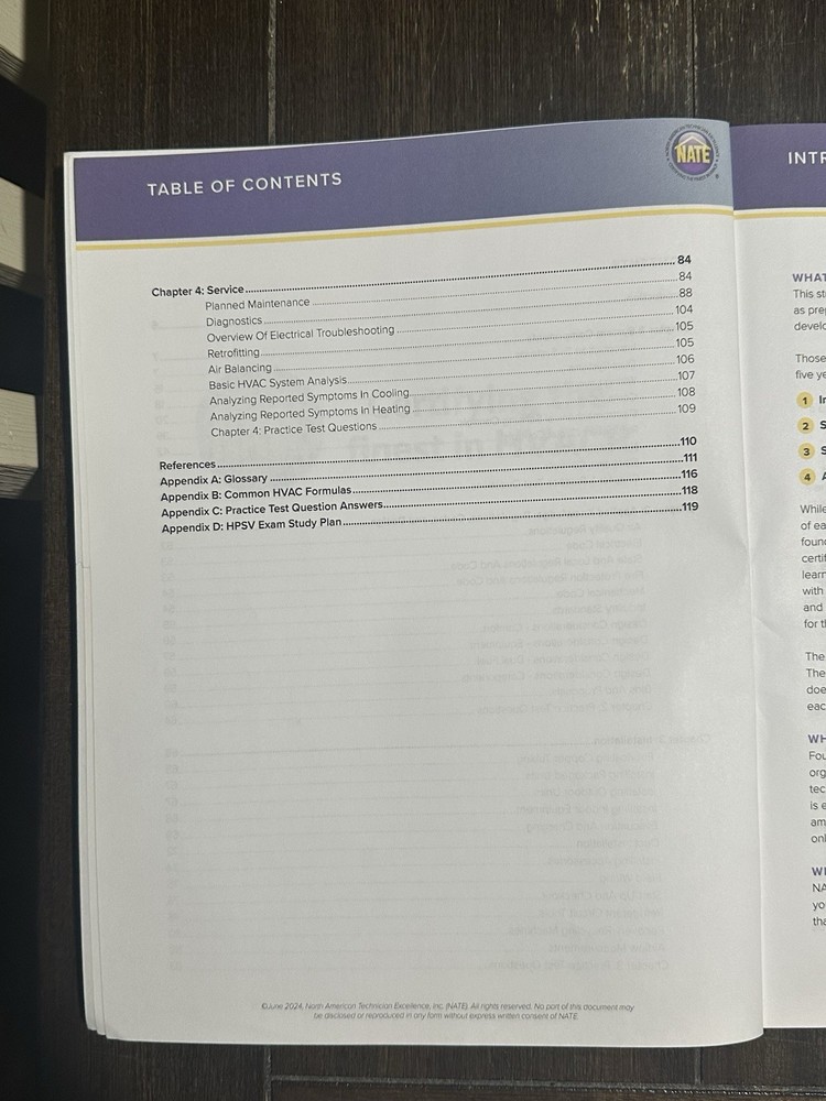 NATE HVAC Study Guide Bundle Core + Heat Pump Exam Prep Books Marked