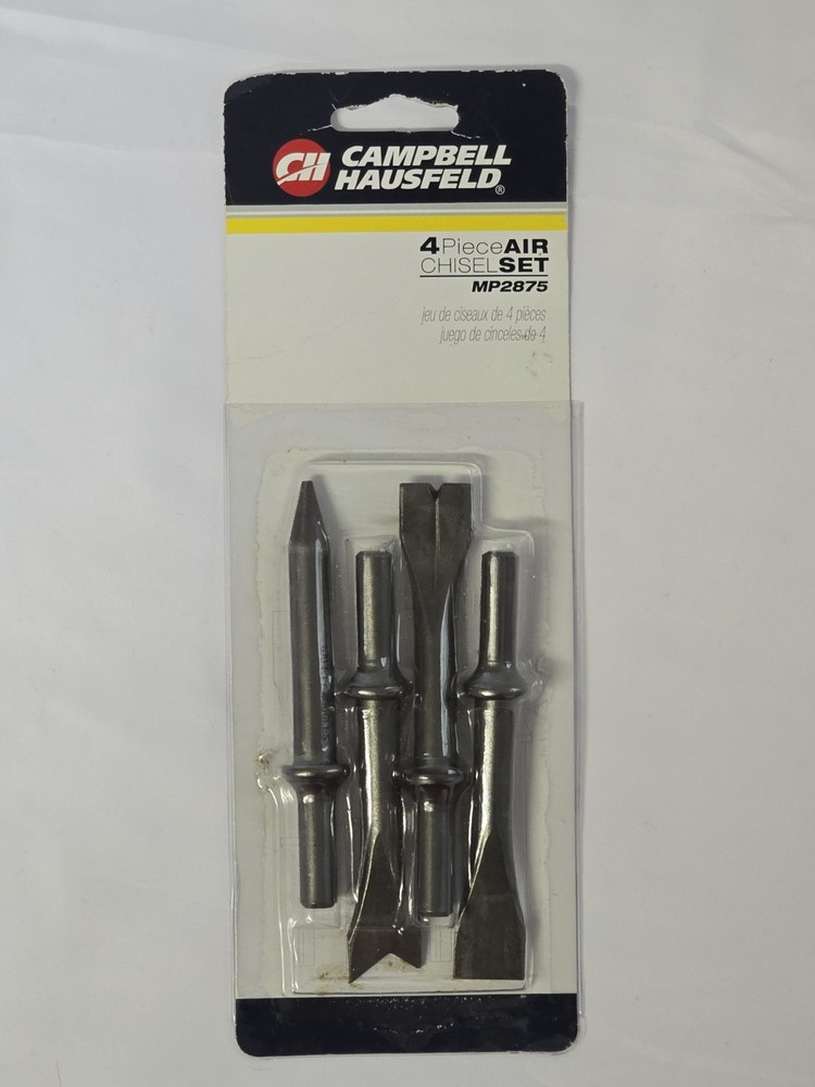 CAMPBELL HAUSFELD MP2875 4-PIECE Compressor Chisel Set