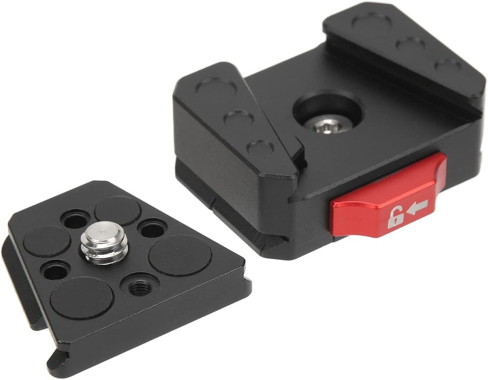 PUSOKEI V Lock Quick Release Plate, Mini V Mount Baseplate with Default