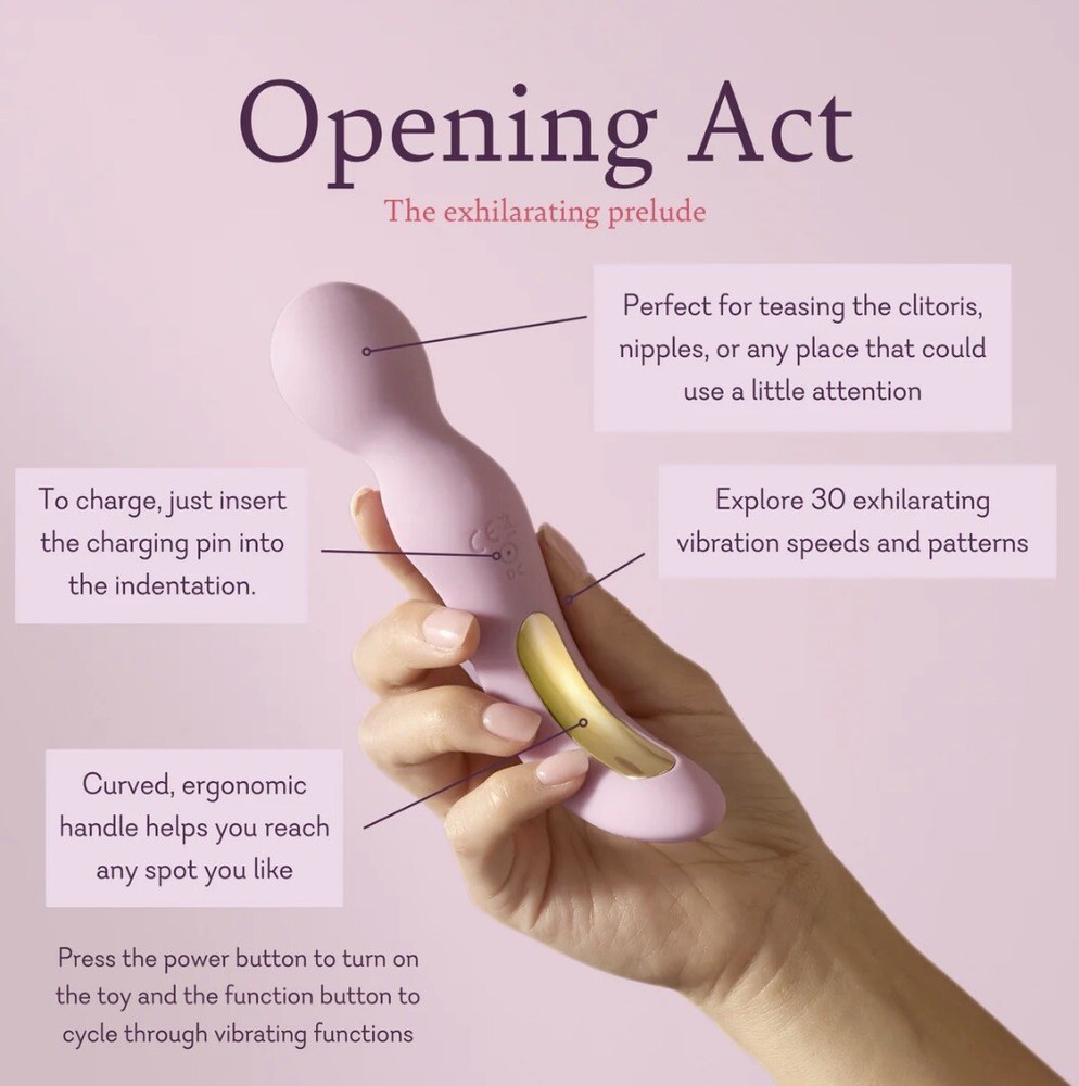 Pure Romance Opening Act 30-Function Clitoral Vibrator