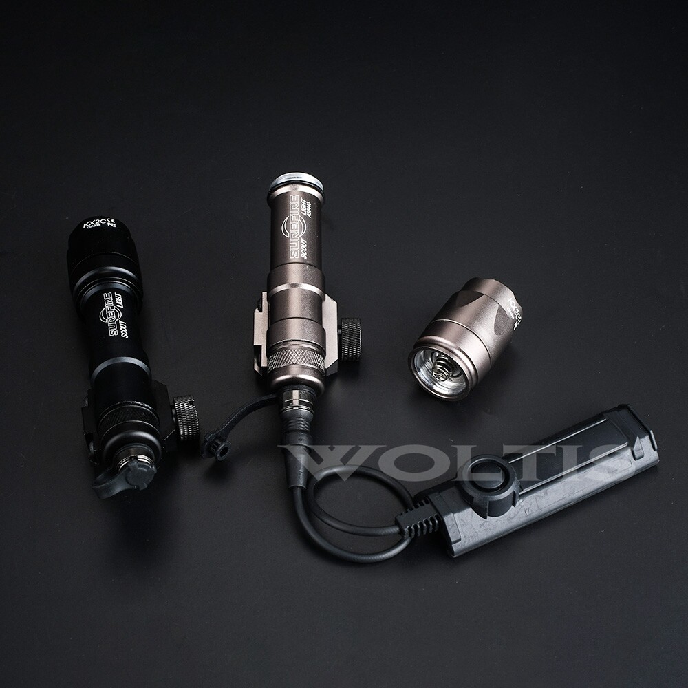 M600B Scout Light LED Flashlight w/ Tail Switch Controller,Rail Mounted