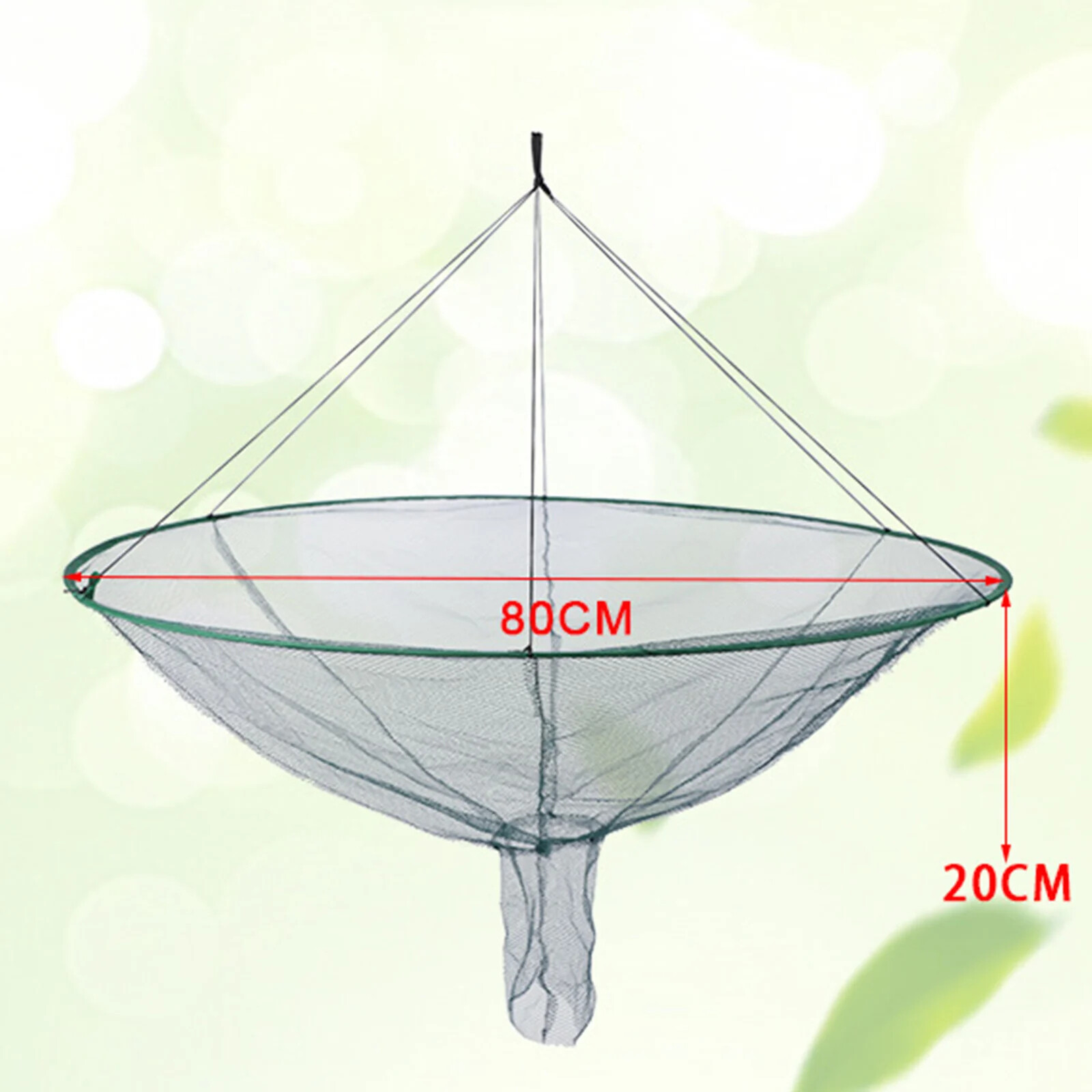 Foldable Fishing Bait Trap Crab Net Crawdad Shrimp Cast Dip Cage Fish Minnow New