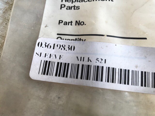 03619830 SLEEVE MLK 521