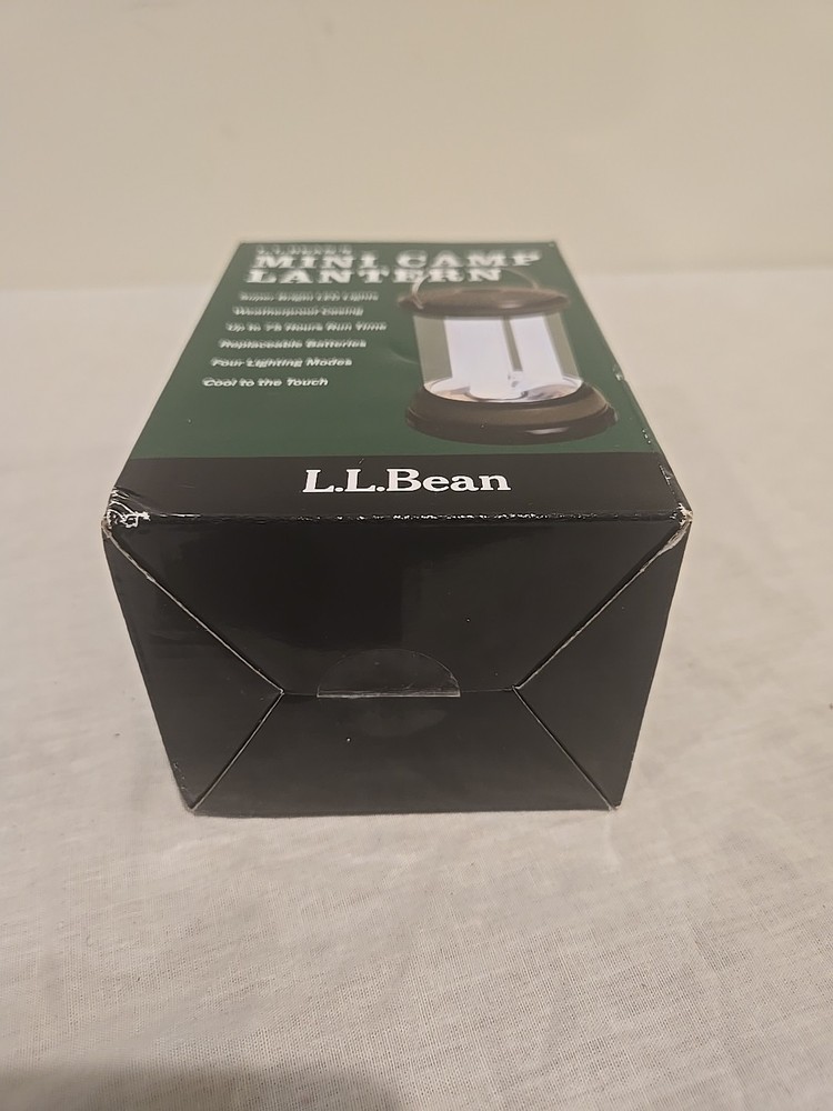LL Bean Mini Camp Lantern Battery Powered 6” camping light