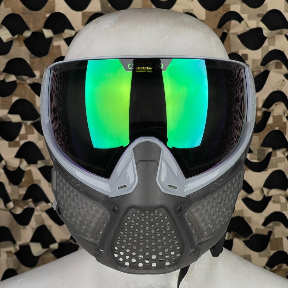 NEW Carbon CRBN Zero Pro Paintball Mask (Less Coverage) - Ghost - Leaf Mirror