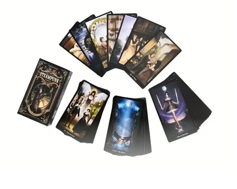 Steampunk Tarot Deck 78 Cards Divination Prophet - No Booklet