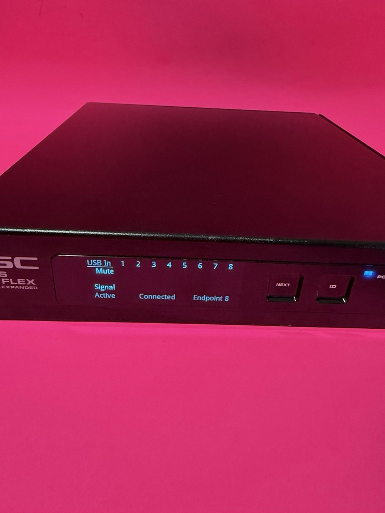 QSC Q-SYS I/O 8 Flex POE + Channel Expander Unit Only