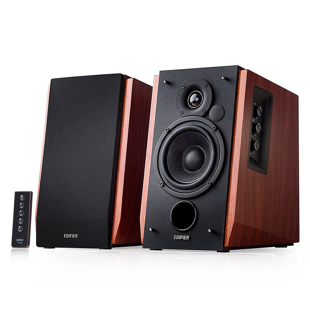 Edifier R1700BT Bluetooth Bookshelf Speakers Powered Speakers 2.0 Setup Brown
