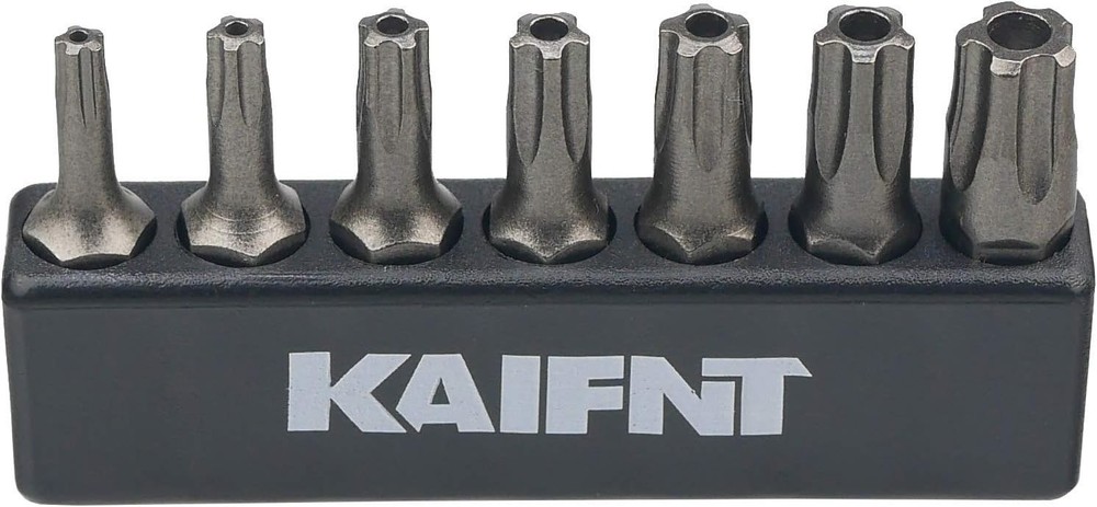 K001 Torx Plus 5-Point Tamper-Proof Security Bit Set, 7-Piece 5-point