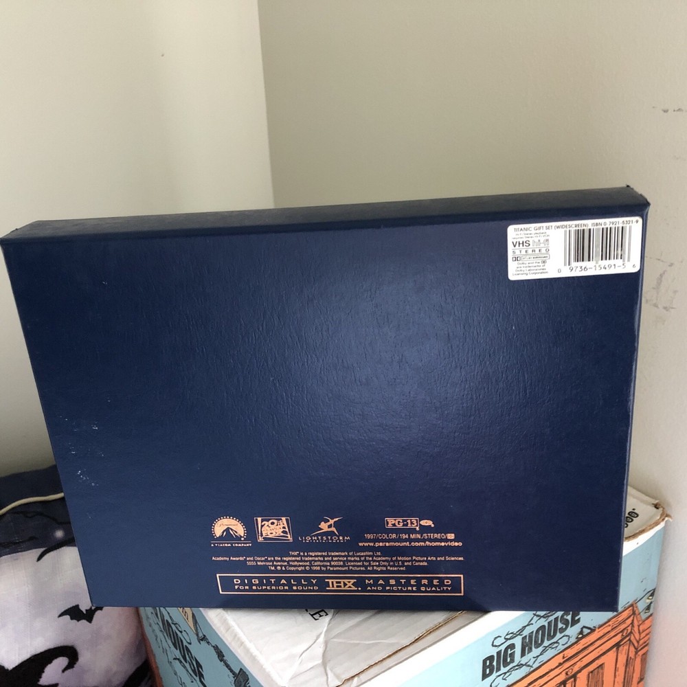 Titanic Collection’s Edition Widescreen VHS Tapes