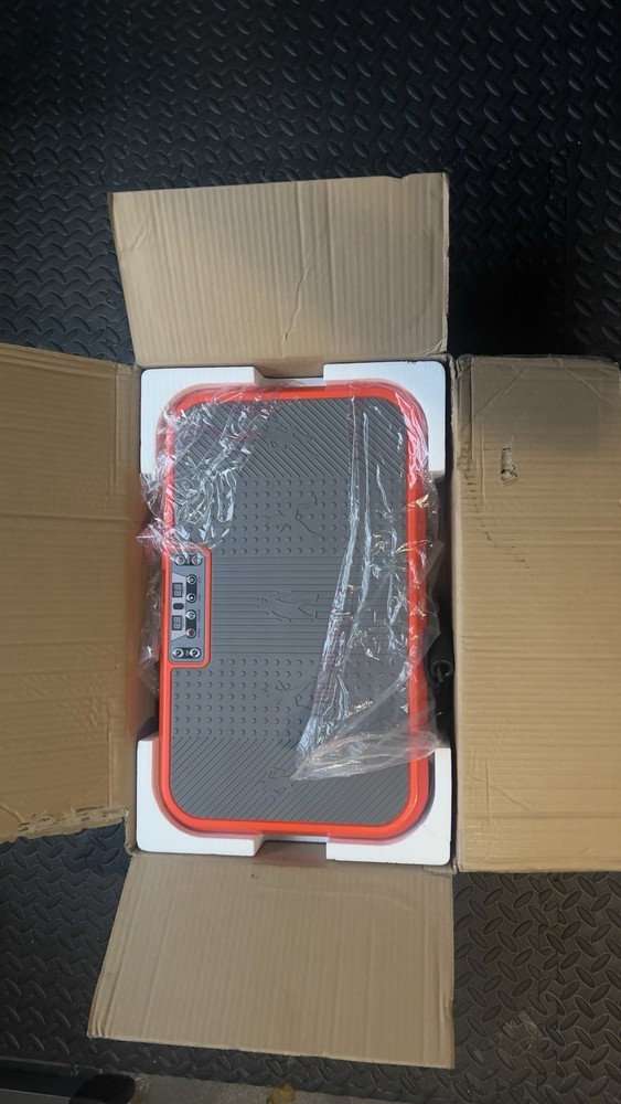 Powerfit Elite Vibration Plate Exercise Machine W/ Loop Resistance Bands Remote