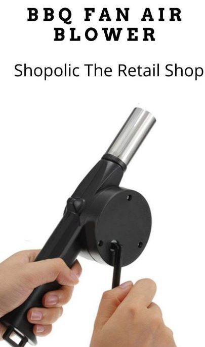 BBQ Fan Air Blower Fire Starter Portable Tool